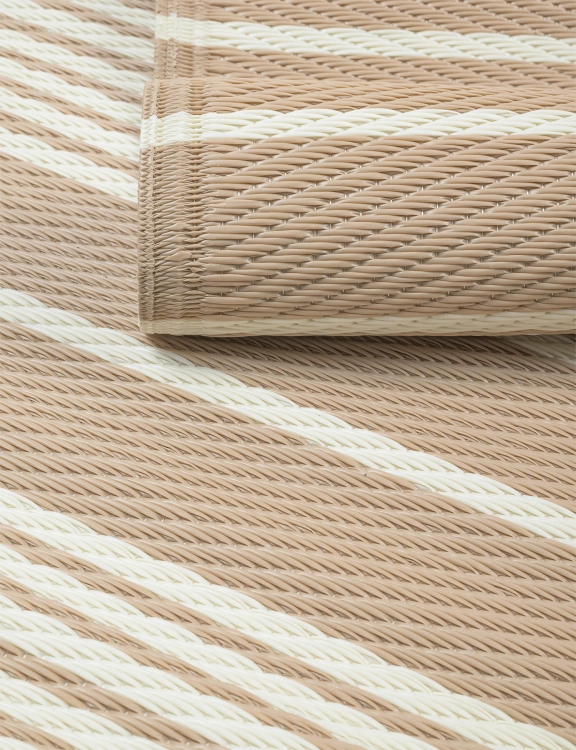 Efloor Dywan Zewnętrzny 120x170cm Pasy Beżowy