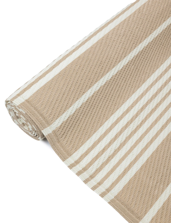 Efloor Dywan Zewnętrzny 120x170cm Pasy Beżowy