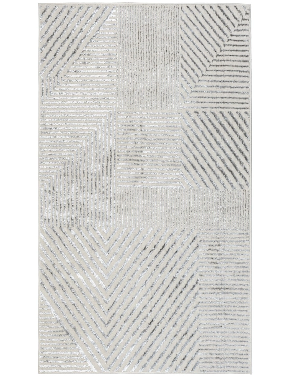 e-floor Dywan Nowoczesny Tori 67x120cm Geometryczny Szary