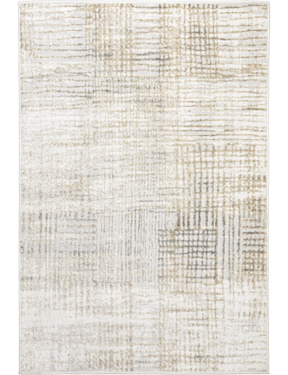 efloor Dywan Nowoczesny Wenecja 120x170cm Przecierka Kremowy