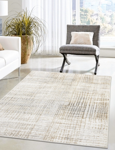 efloor Dywan Nowoczesny Wenecja 120x170cm Przecierka Kremowy