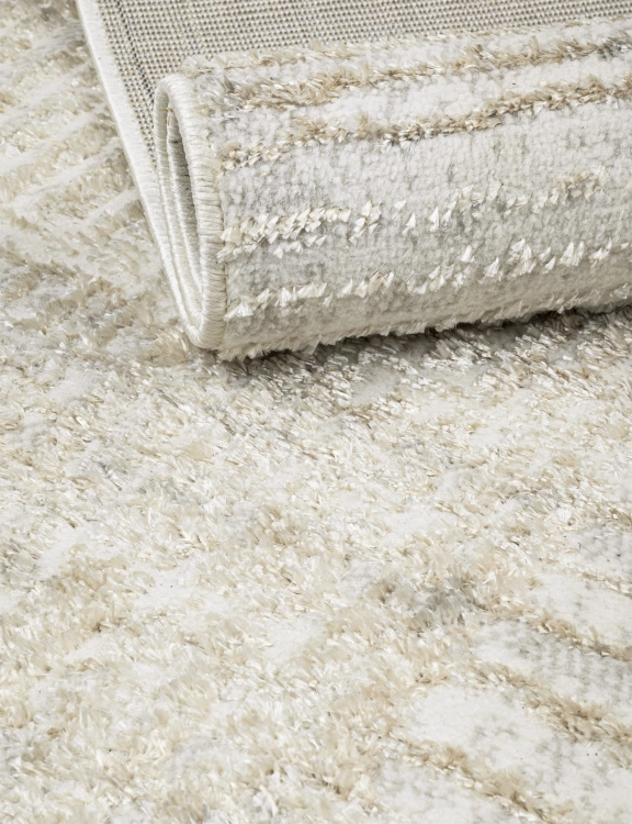 efloor Dywan Nowoczesny Wenecja 120x170cm Przecierka Kremowy