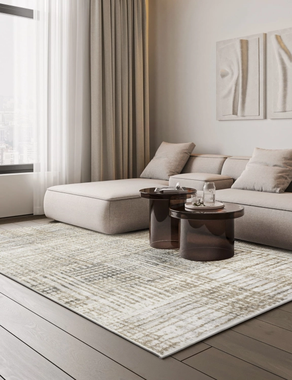 efloor Dywan Nowoczesny Wenecja 200x280cm Przecierka Kremowy