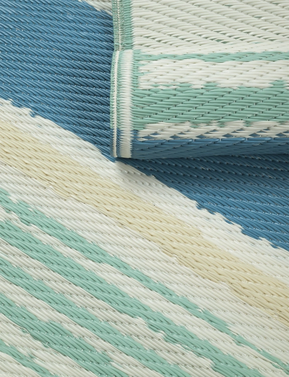 Efloor Dywan Zewnętrzny 120x170cm Pasy Niebieski