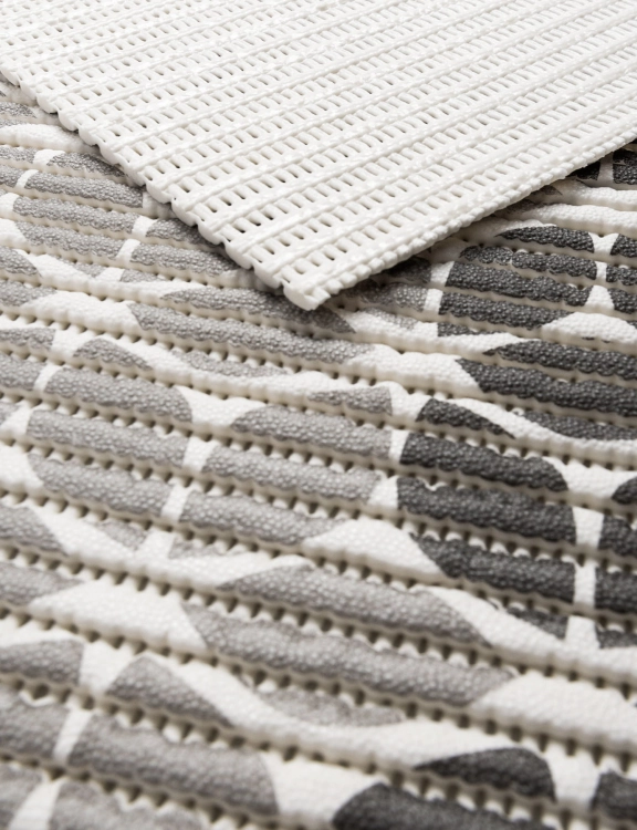 Efloor Mata Łazienkowa Premium PCV szer. 65cm Geometryczny Beżowy