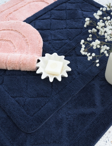 Efloor Dywanik Łazienkowy Soft 50x80cm Antypoślizgowy Granatowy