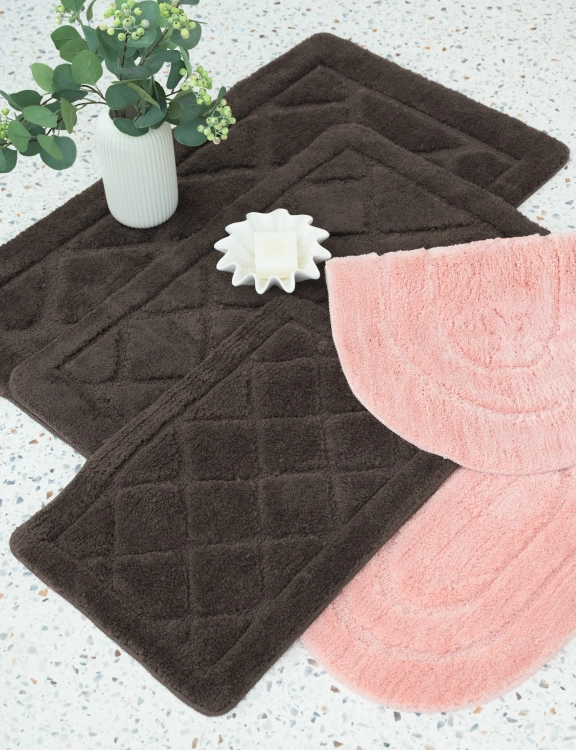 Efloor Dywanik Łazienkowy Soft 40x60cm Antypoślizgowy Brązowy