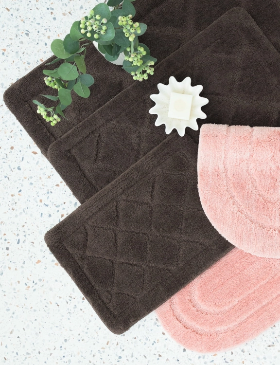 Efloor Dywanik Łazienkowy Soft 40x60cm Antypoślizgowy Brązowy