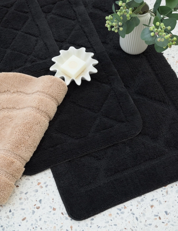 Efloor Dywanik Łazienkowy Soft 50x80cm Antypoślizgowy Czarny