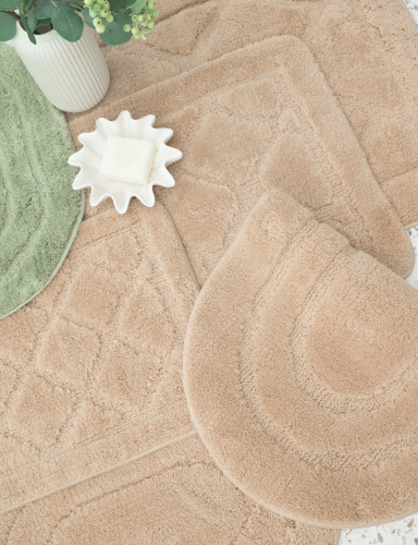 Efloor Dywanik Łazienkowy Soft 40x60cm Owal Beżowy