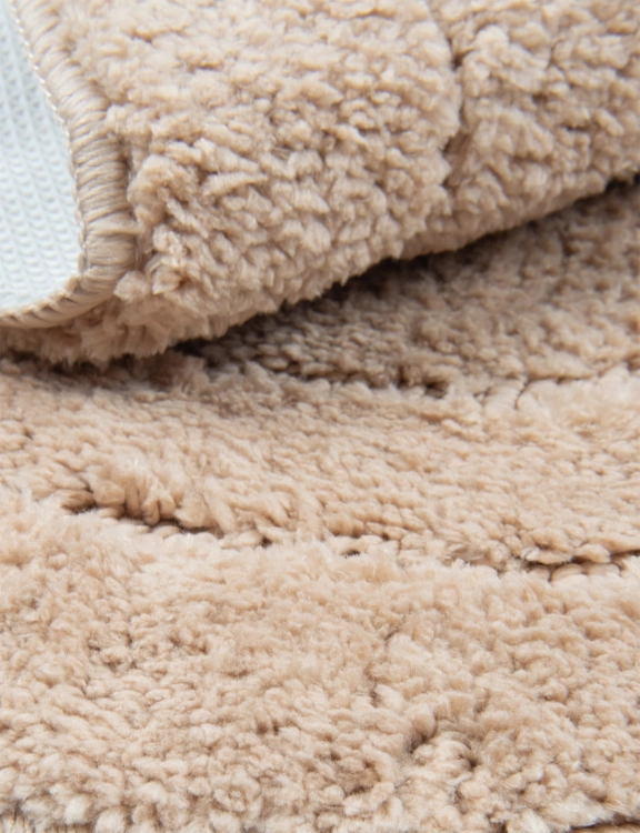 Efloor Komplet Dywaników Łazienkowych Soft 2el 50x80cm + 40x60cm Owal Beżowy