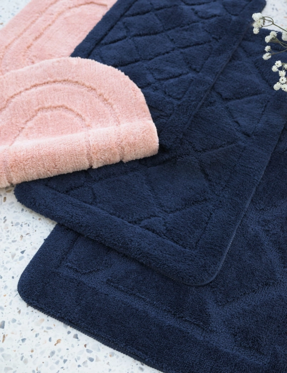 Efloor Dywanik Łazienkowy Soft 60x100cm Antypoślizgowy Granatowy