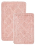 Komplet Dywaników Łazienkowych Soft Zestaw 2 szt 40x60cm + 50x80cm Różowy