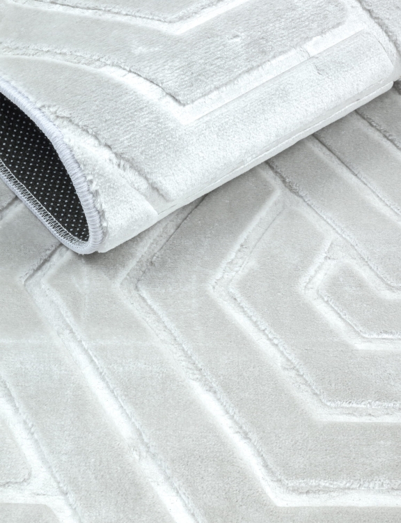 efloor_Dywan_Glamour_80x150cm_Geometryczny_3D_Szary