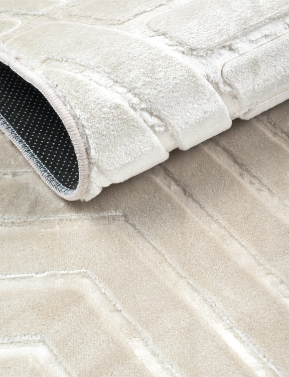 efloor_Dywan_Glamour_80x150cm_Geometryczny_3D_Bezowy