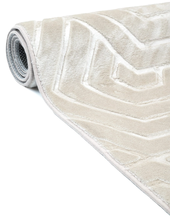 efloor_Dywan_Glamour_80x150cm_Geometryczny_3D_Bezowy