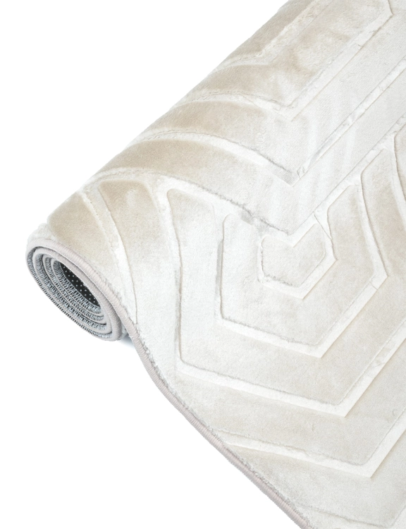 efloor_Dywan_Glamour_80x150cm_Geometryczny_3D_Bezowy