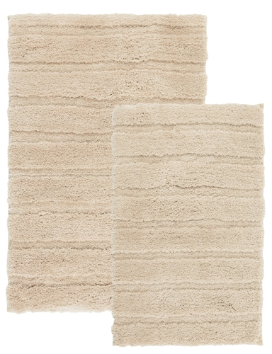 efloor Komplet Dywaników Łazienkowych Henry Zestaw 2 szt Beżowy
