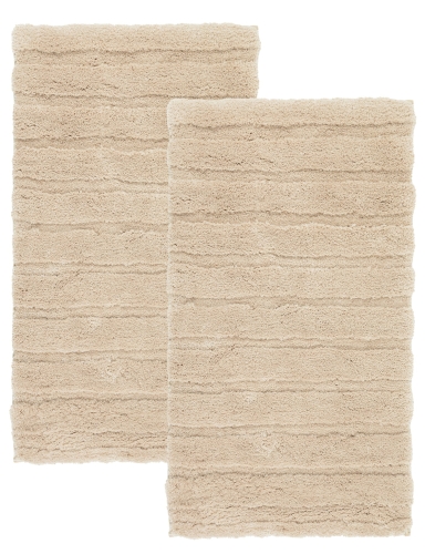 efloor Komplet Dywaników Łazienkowych Henry Zestaw 2 szt 60x110cm Beżowy