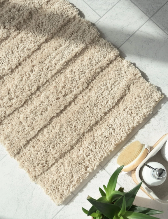 efloor Komplet Dywaników Łazienkowych Henry Zestaw 2 szt 60x110cm Beżowy