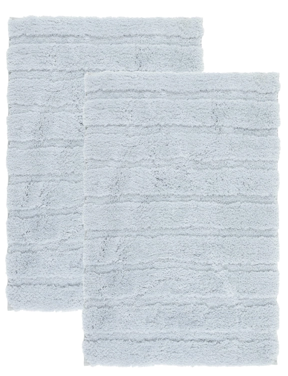 efloor Komplet Dywaników Łazienkowych Henry Zestaw 2 szt 60x90cm Szary