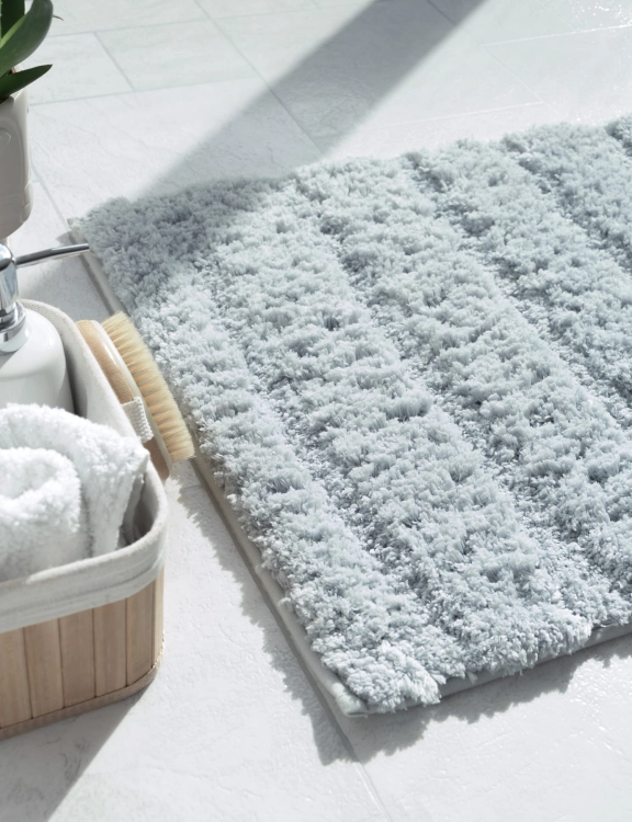 efloor Komplet Dywaników Łazienkowych Henry Zestaw 2 szt Szary