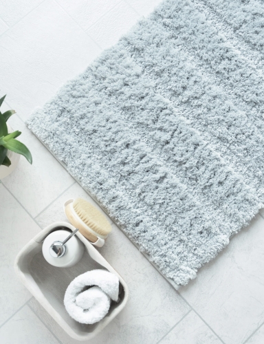 efloor Komplet Dywaników Łazienkowych Henry Zestaw 2 szt 50x80cm Szary