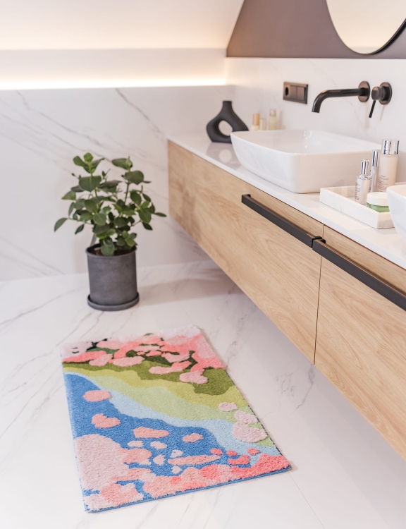 efloor_EF0388_dywanik_lazienkowy_shaggy_gaia_pure_pluszowy_60x100cm_krajobraz_wielokolorowy