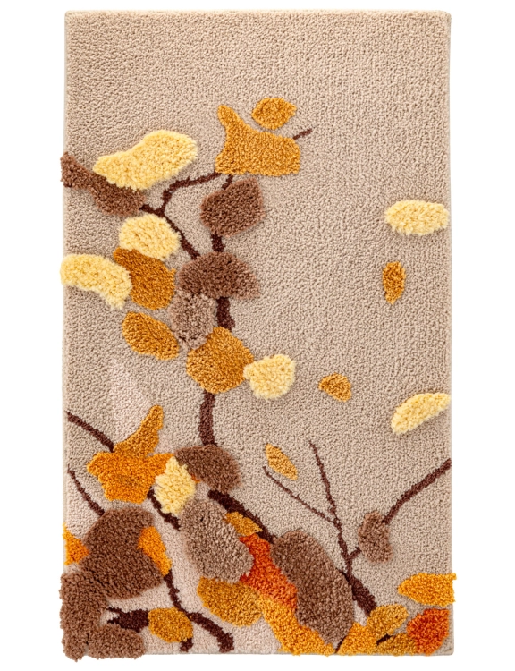 efloor_EF0386_dywanik_lazienkowy_shaggy_gaia_pure_pluszowy_50x80cm_roslinny_bezowy