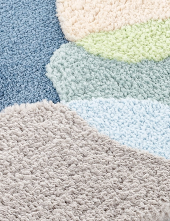 efloor_EF0380_dywanik_lazienkowy_shaggy_gaia_pure_pluszowy_60x100cm_geometryczny_wielokolorowy