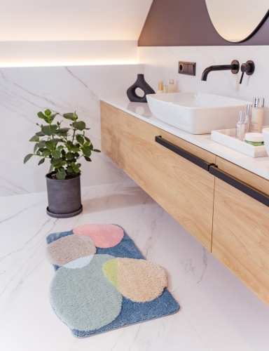 efloor_EF0380_dywanik_lazienkowy_shaggy_gaia_pure_pluszowy_50x80cm_geometryczny_wielokolorowy