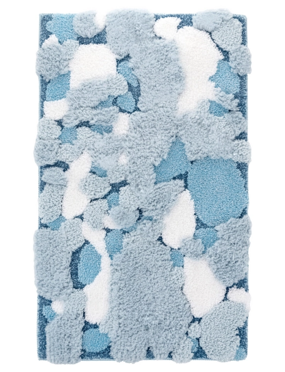 efloor_EF0376_dywanik_lazienkowy_shaggy_gaia_luxe_pluszowy_50x80cm_strukturalny_niebieski