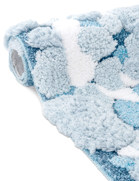 efloor_EF0376_dywanik_lazienkowy_shaggy_gaia_luxe_pluszowy_50x80cm_strukturalny_niebieski