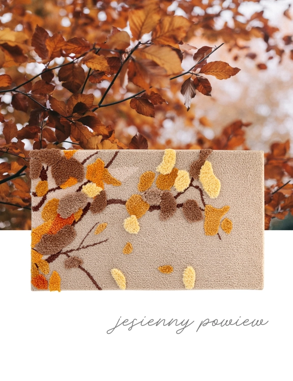 efloor_EF0386_dywanik_lazienkowy_shaggy_gaia_pure_pluszowy_50x80cm_roslinny_bezowy