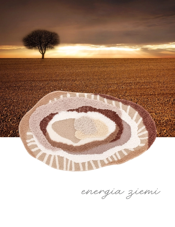 efloor_EF0384_dywanik_lazienkowy_shaggy_gaia_pure_pluszowy_50x80cm_abstrakcja_bezowy