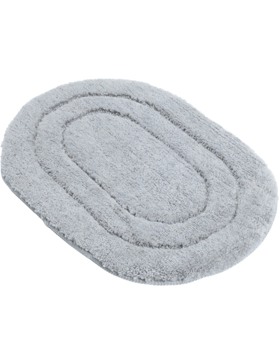 Efloor Komplet Dywaników Łazienkowych Soft 2el 50x80cm + 40x60cm Owal Szary