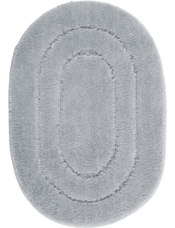 Efloor Komplet Dywaników Łazienkowych Soft 2el 50x80cm + 40x60cm Owal Szary