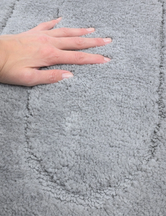 Efloor Komplet Dywaników Łazienkowych Soft 3el 50x80cm + 2szt. 40x60cm Owal Beżowy