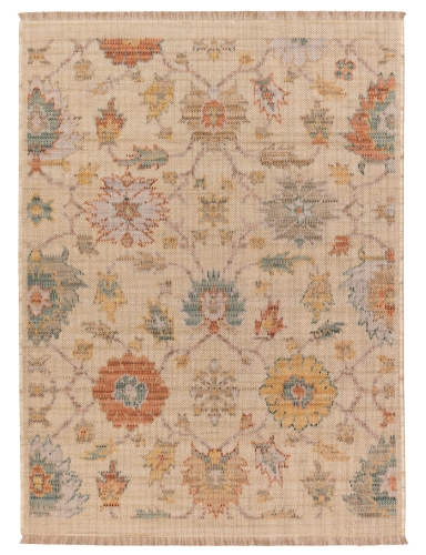 efloor_dywan_royal_wool_60x100cm_kwiaty_bezowy