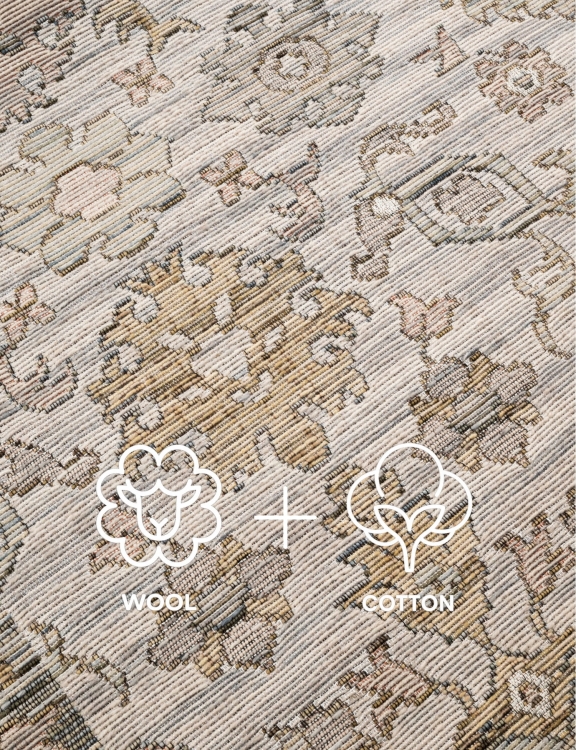 efloor_dywan_welniany_sahara_60x100cm_ornament_vintage_bezowy