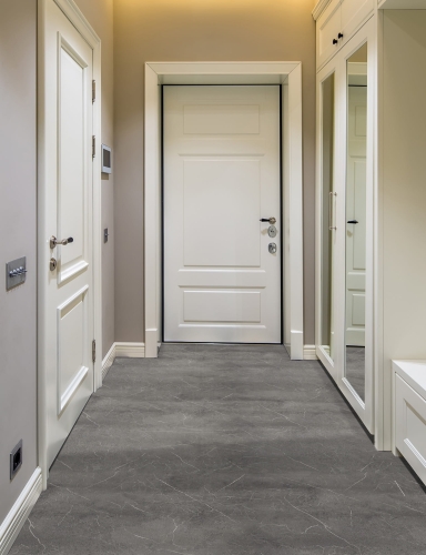 Wykładzina PCV 2m Party Rockingham Gres Szary