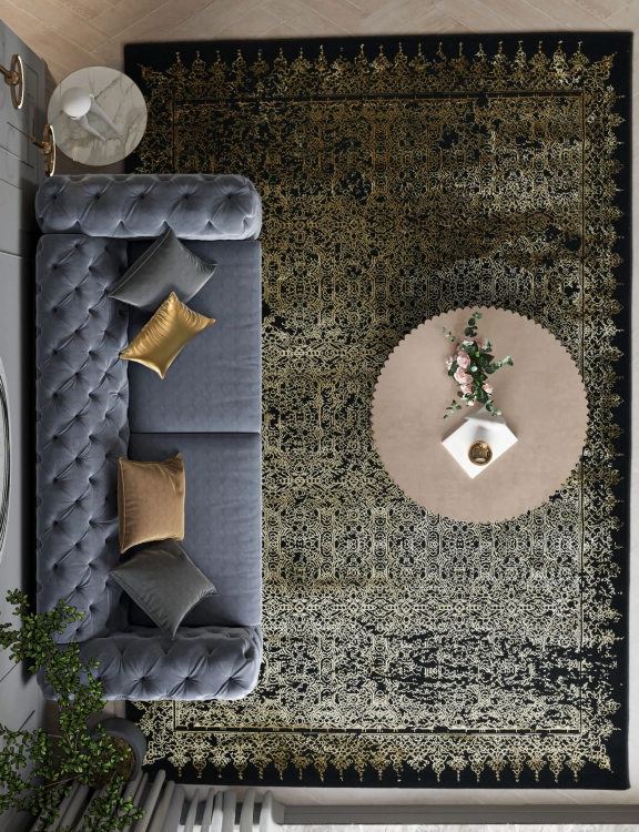 e-floor_dywan_glamour_grece_160x230cm_ornament_czarny