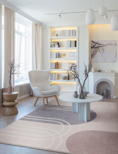 Dywan Rabbit Design Geometric Geometryczny Beżowy (2).jpg