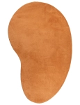 Dywan Loren 120x170cm kształt beans miedziany