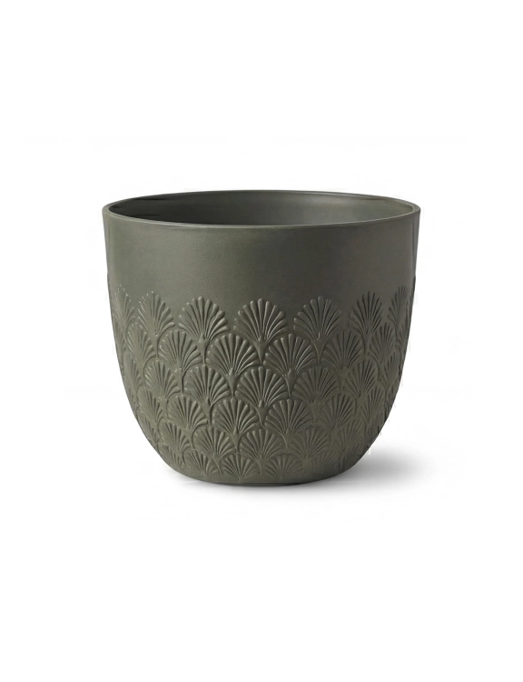 efloor_donica_ogrodowa_melody_40,6x35,6wys_zielony_wzor_wachlarzowy