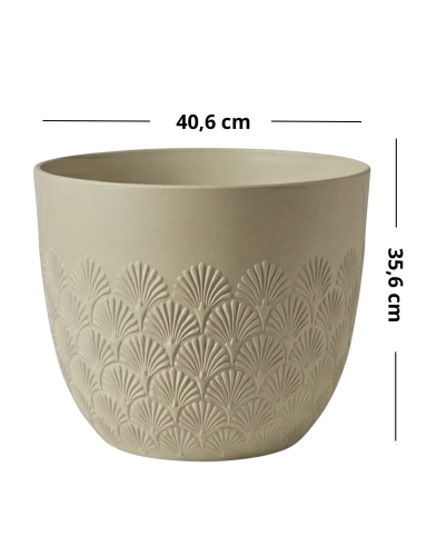 efloor_donica_ogrodowa_melody_40,6x35,6wys_bezowy_wzor_wachlarzowy