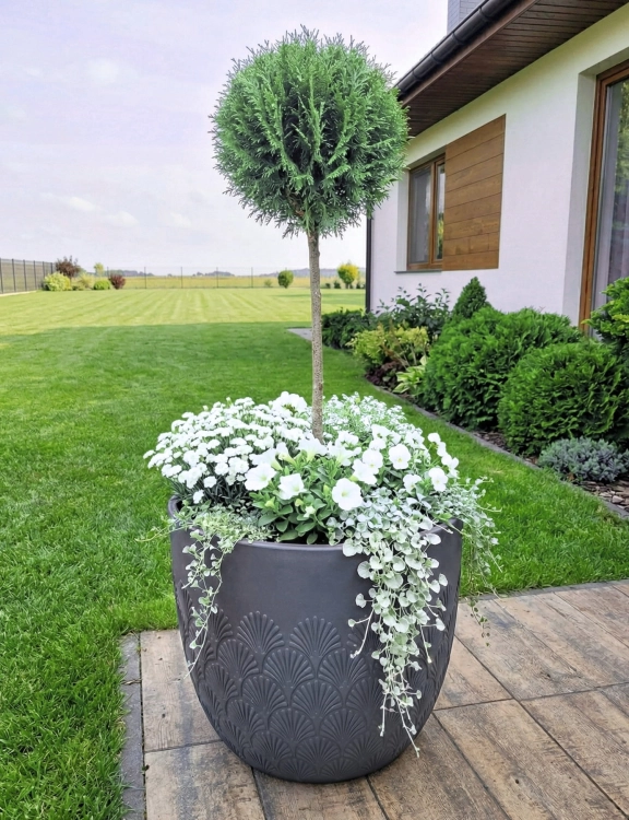 efloor_donica_ogrodowa_melody_40,6x35,6wys_niebieski_wzor_wachlarzowy