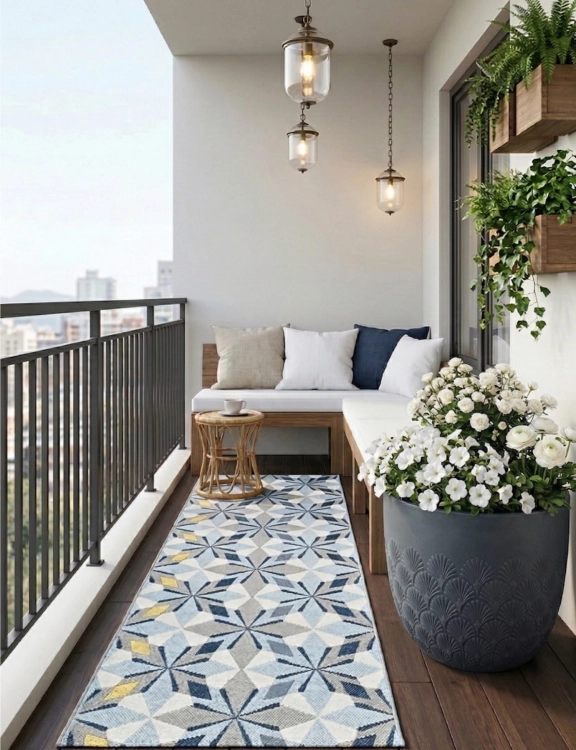 efloor_donica_ogrodowa_melody_40,6x35,6wys_niebieski_wzor_wachlarzowy