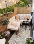 Chodnik na balkon 80x200cm Selena Marokański Beżowy
