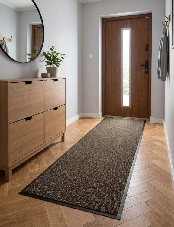 Efloor Duża wycieraczka pod drzwi Bruno 80x200cm Brązowy